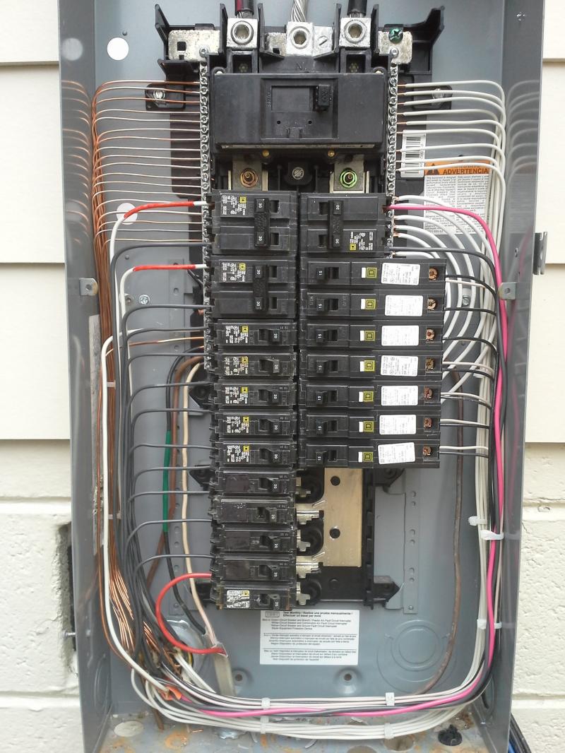 Completed electrical project by SK Electrical Service Company