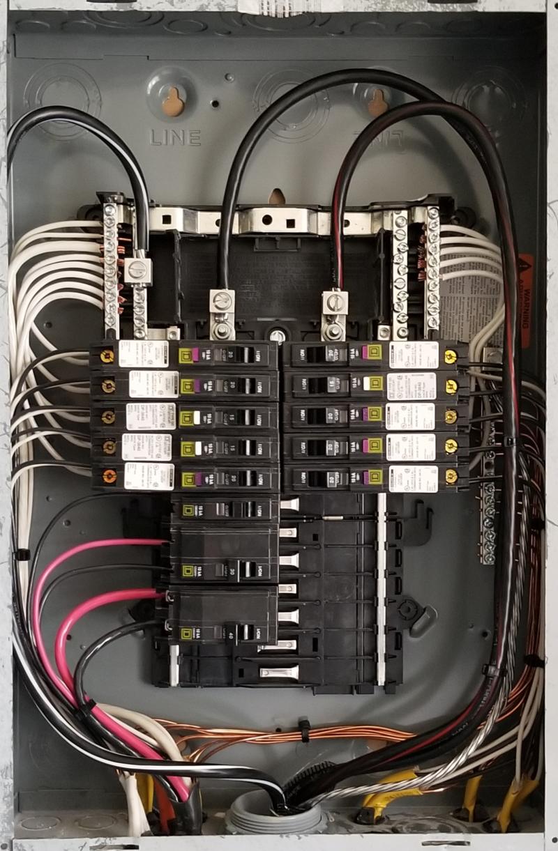 Completed electrical project by SK Electrical Service Company