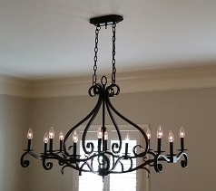 Completed electrical project by SK Electrical Service Company