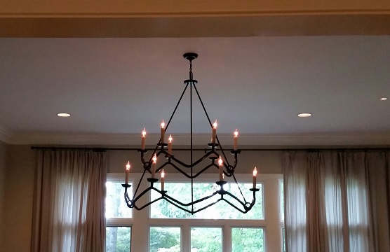 Completed electrical project by SK Electrical Service Company